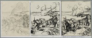 Dêbut de la manoeuvre de la Marne de Auguste Louis Lepère