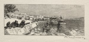 Embarcadero en Bercy de Auguste Louis Lepère