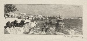 Embarcadero en Bercy de Auguste Louis Lepère