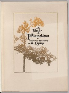 Bosque de Fontainebleau: Portada La Forêt de Fontainebleau, 1890