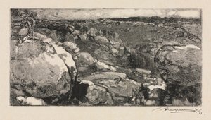 Bosque de Fontainebleau: El Circo de Long-Rocher, 1888