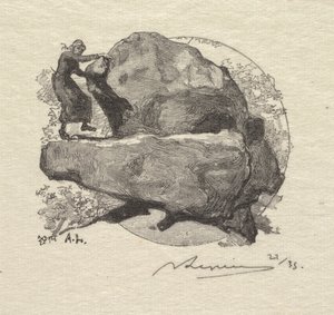 Bosque de Fontainebleau: La roca que tiembla, 1890