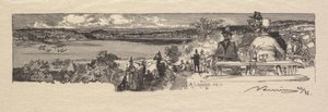 Bosque de Fontainebleau: Valle de la Solle, 1890 de Auguste Louis Lepère