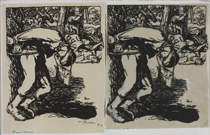 Francotiradores, 1914 de Auguste Louis Lepère