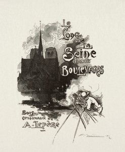Portada: A lo largo del Sena y de los Bulevares de Auguste Louis Lepère