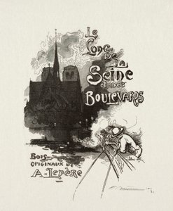 Frontispicio: Le long de la Seine et des Boulevards de Auguste Louis Lepère