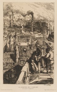 Gazette des Beaux-Arts: el barrio de los gobelinos de Auguste Louis Lepère