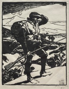 Historia de la Guerra: Chaseur Alpin de Auguste Louis Lepère