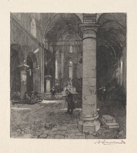 Interior de la Iglesia de Auguste Louis Lepère