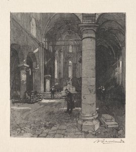 Interior de la iglesia de Auguste Louis Lepère