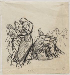 El fuego de Lovaina de Auguste Louis Lepère