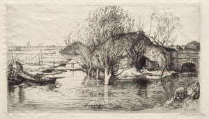 La choza inundada