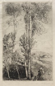 La pequeña charca, 1908 de Auguste Louis Lepère