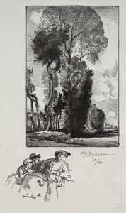 Le Bocage, 1909 de Auguste Louis Lepère