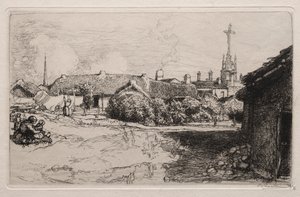 El Calvario, St. Jean-de-Mont de Auguste Louis Lepère