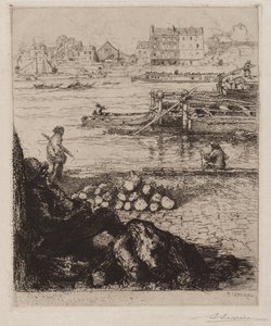 El descargador: Quai de la Gare de Auguste Louis Lepère