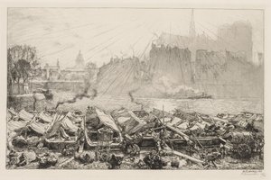 Le Grande Marché aux Pommes de Auguste Louis Lepère