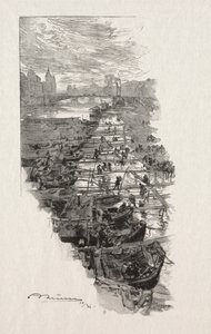 Le Marché aux Pommes de Auguste Louis Lepère