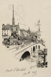 Le Pont St. Michel de Auguste Louis Lepère
