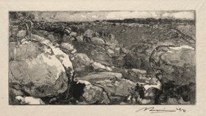 Le cirque du Long-Rocher de Auguste Louis Lepère