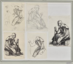 Le roi Pierre de Serbie de Auguste Louis Lepère