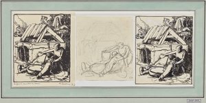 Les Femmes receuillant les blesses de Auguste Louis Lepère