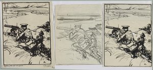 Mitrailleurs anglais de Auguste Louis Lepère