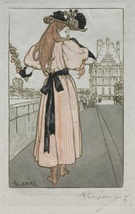 Almanaque de París, 1897: Primavera, 1897 de Auguste Louis Lepère