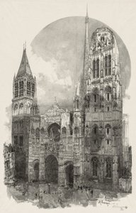 Rouen Ilustrado: La Catedral de Rouen de Auguste Louis Lepère