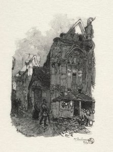 Rouen Ilustrado: San Esteban de los Toneleros de Auguste Louis Lepère