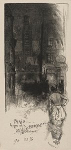 Rue de la Montagne, St. Geneviève de Auguste Louis Lepère