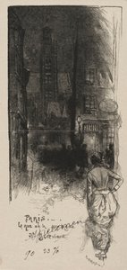 Rue de la Montagne, St. Geneviève de Auguste Louis Lepère