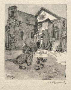 St. Julien le Pauvre: El Portal de Auguste Louis Lepère