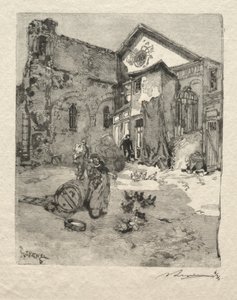 St. Julien le Pauvre: Le Portail de Auguste Louis Lepère