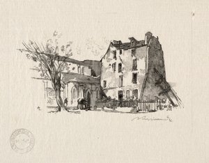 St. Julien le Pauvre: Le Presbytère de Auguste Louis Lepère