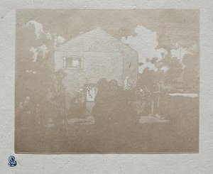 Los Mendigos en la Última Casa de Auguste Louis Lepère