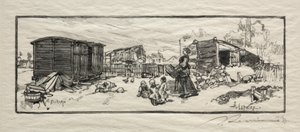 La casa del carruaje Le wagon-logement de Auguste Louis Lepère
