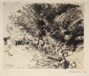 El pozo, 1911 de Auguste Louis Lepère