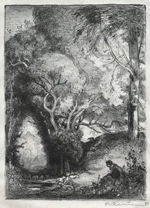 El barranco en junio de Auguste Louis Lepère