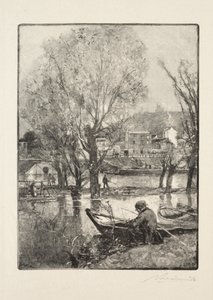 Un rincón de la isla de Billancourt