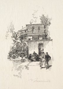 Una Guinguette de Auguste Louis Lepère