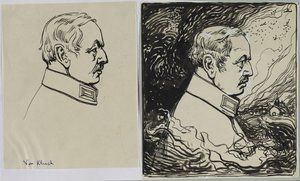 Von Kluck, 1914 de Auguste Louis Lepère
