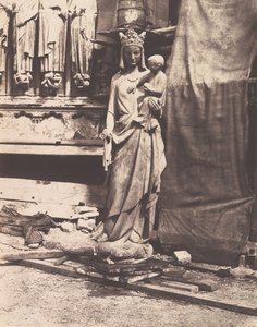 Escultura de la Virgen y el Niño, Notre Dame, París, 1853-1854