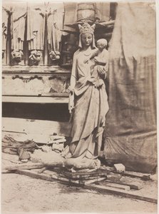 Estatua de la Virgen, Notre Dame de París de Auguste Mestral