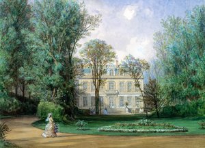 El Hotel Rainbeaux, Avenue des Champs Elysees y 57 Rue de Ponthieu, París, 1868 de Auguste Paul Charles Anastasi