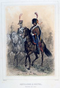 Mariscal de campo de la artillería a caballo, 1859 de Auguste Raffet