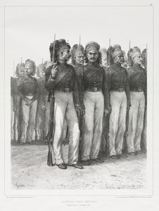 Infantería turca, cazadores de Auguste Raffet