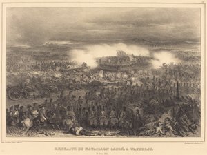 Retirada en Waterloo de Auguste Raffet