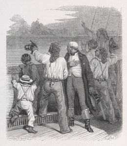 El Cinco de Mayo de Las Obras Completas de Béranger, 1836 de Auguste Raffet