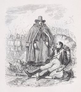 La Vivandière de Las obras completas de Béranger, 1836 de Auguste Raffet